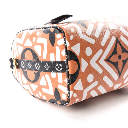 Louis Vuitton Monogram Giant Crafty Speedy Bandouliere 25 Creme Caramel 5 of 10