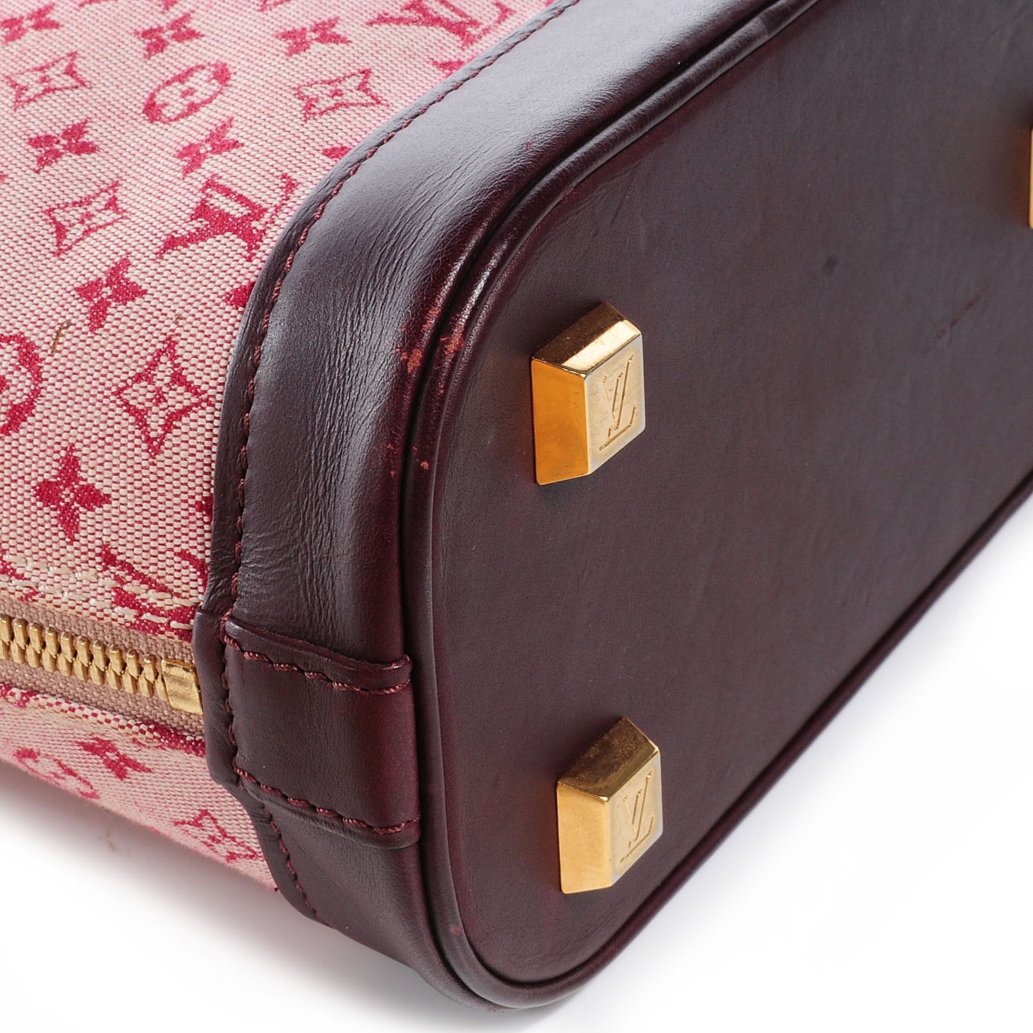 Louis Vuitton Mini Monogram Alma Haut Cherry 4 of 9