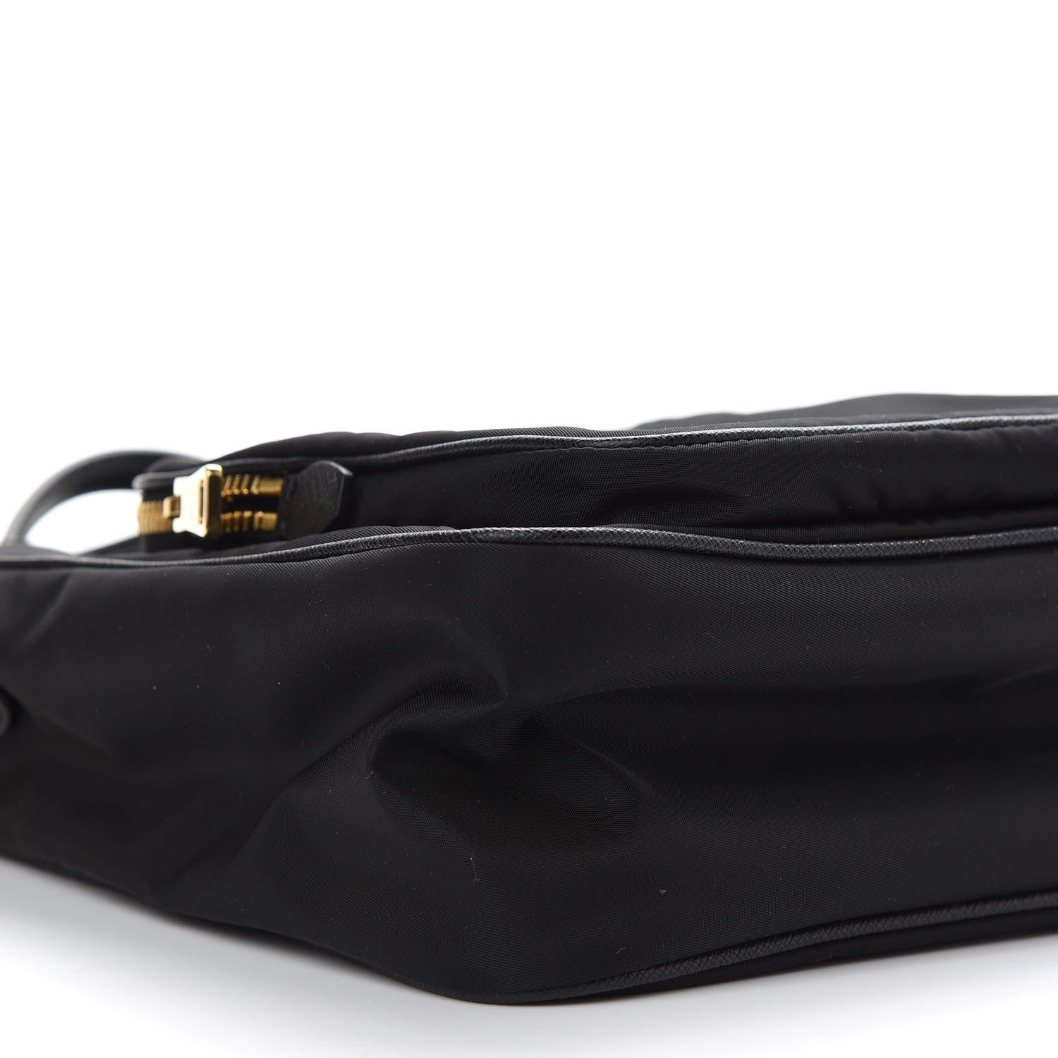 Prada Saffiano Tessuto Nylon Tote Bag Black 7 of 8