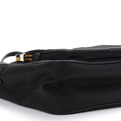 Prada Saffiano Tessuto Nylon Tote Bag Black 7 of 8