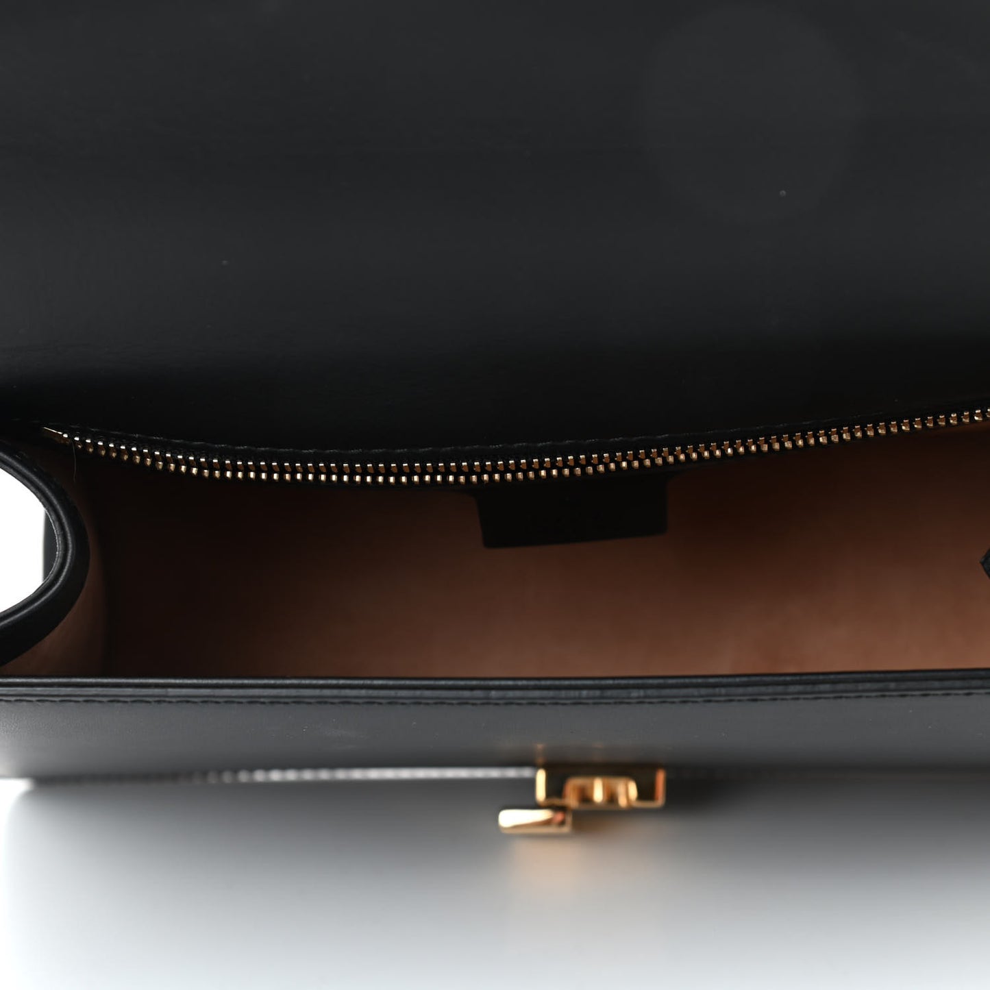 Calfskin Small Sylvie Shoulder Bag Black