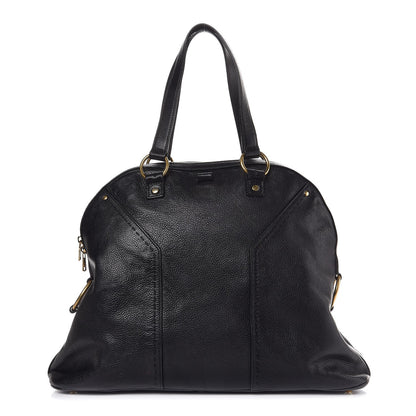 Saint Laurent Calfskin Oversized Muse Black 1 of 16
