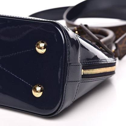 Louis Vuitton Patent Monogram Alma BB Marine 8 of 9