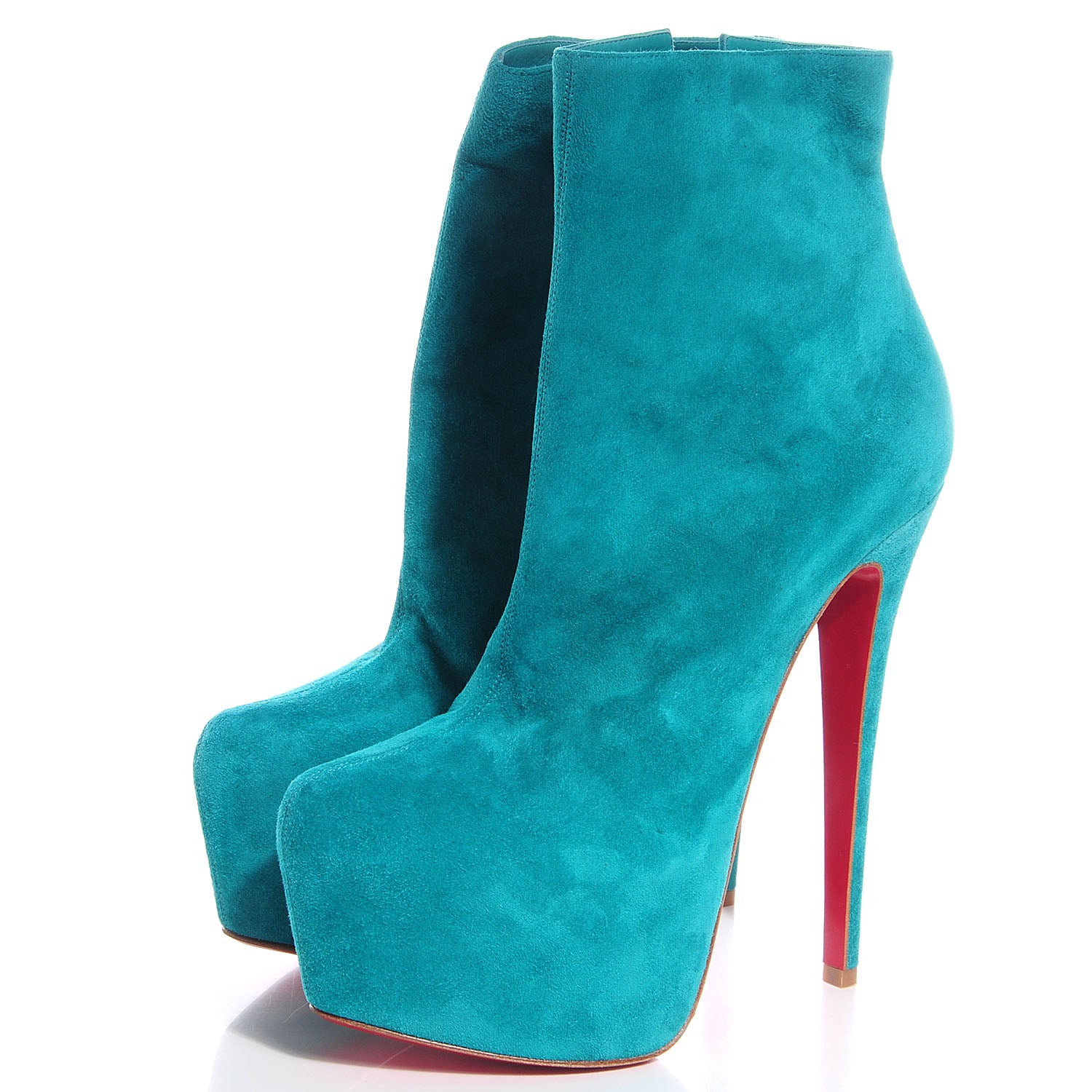 Christian Louboutin Suede Daf Booty 160 Ankle Boots 38.5 3 of 7