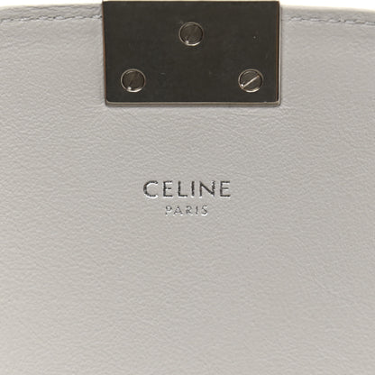 Celine Shiny Calfskin Medium C Bag Pale Grey 6 of 11