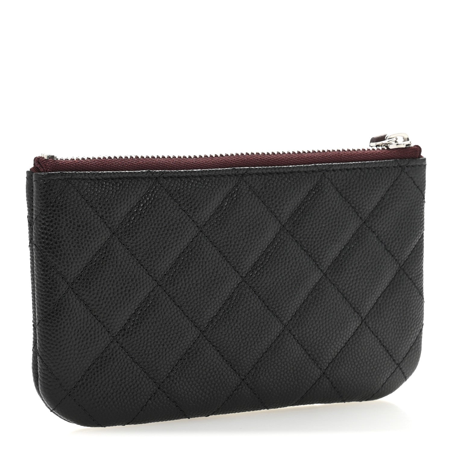 Chanel Caviar Quilted Small Cosmetic Case Black 3 of 8