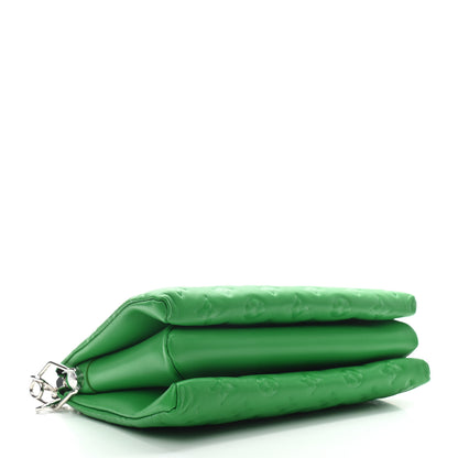 Louis Vuitton Lambskin Embossed Monogram Coussin PM LV Motion Green 4 of 8