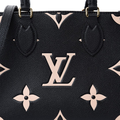 Louis Vuitton Empreinte Monogram Giant Onthego PM Black Beige 10 of 10