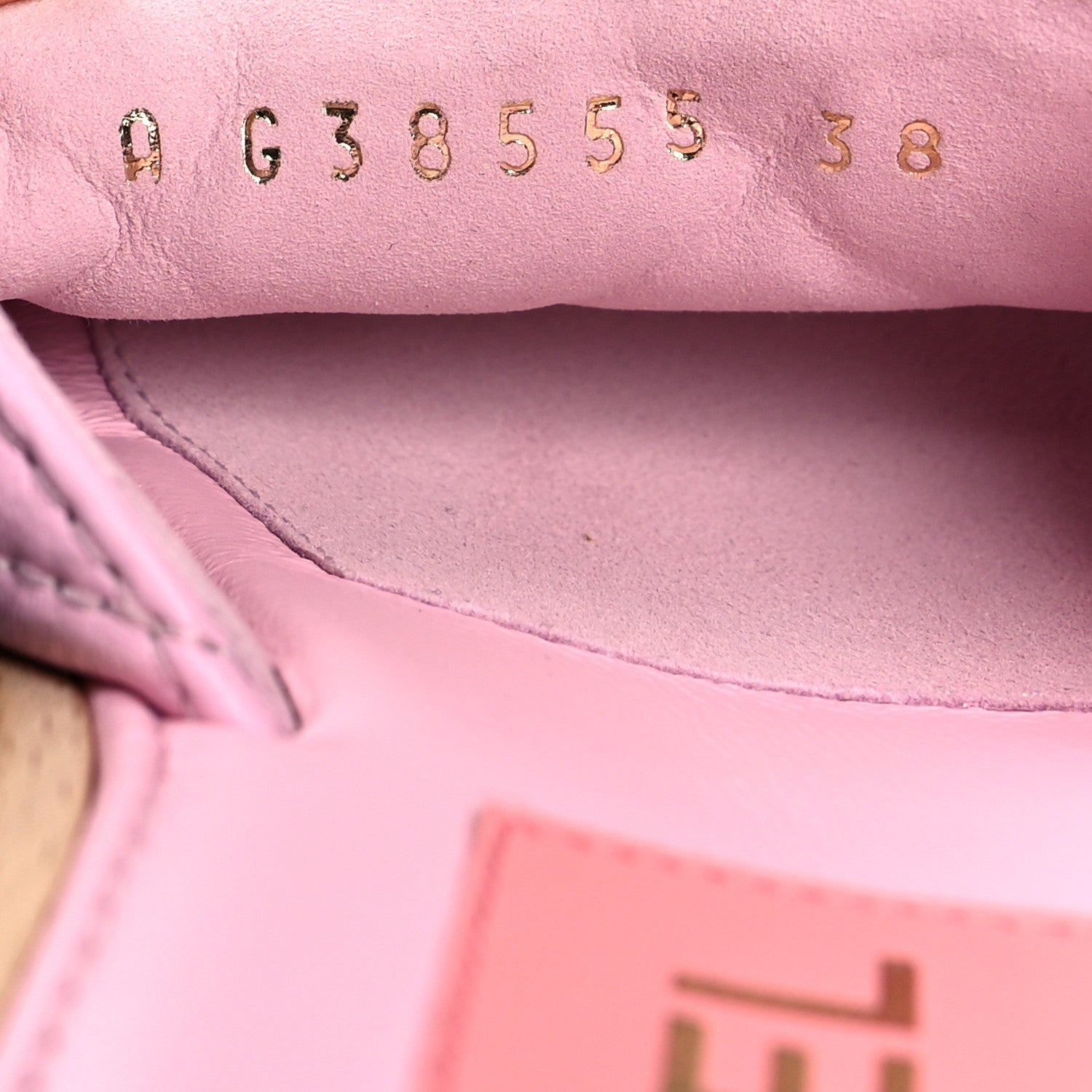 Chanel Lambskin Quilted CC Slip On Platform Sandals 38 Pink 6 of 9