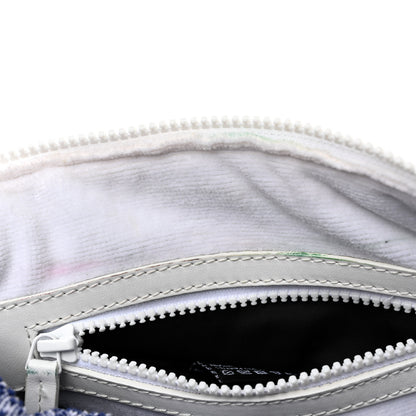 Chanel Terry Cotton Resin Chain Fizzy Hobo Blue White 12 of 12