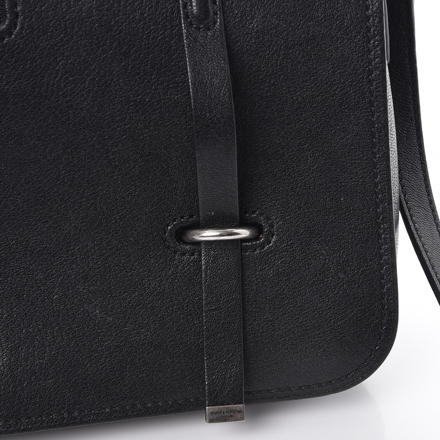 Saint Laurent Lambskin Large Charlotte Messenger Bag Black 10 of 10