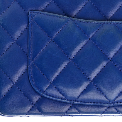 Chanel Lambskin Quilted Mini Rectangular Flap Blue 21 of 22