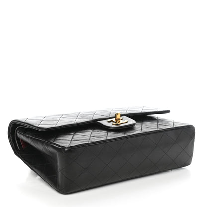 Chanel Lambskin Quilted Medium Double Flap Black 4 of 10
