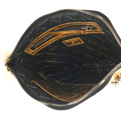 Chanel Metallic Lambskin Small Feminine Pouch Clutch Gold 5 of 7