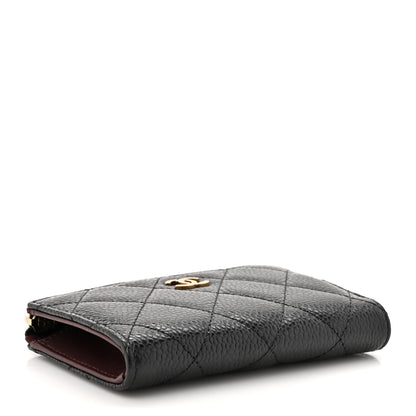 Chanel Caviar Quilted Zip Coin Purse Black 4 of 8