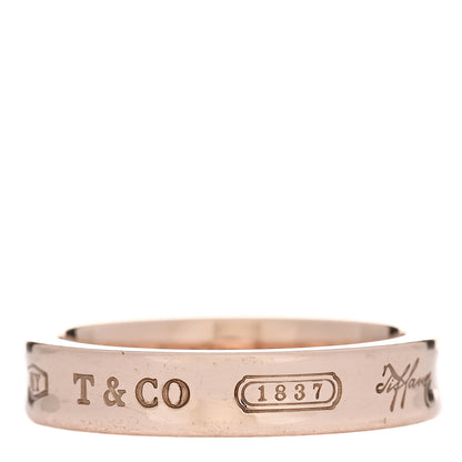 Tiffany Rubedo Narrow 1837 Band Ring 52 6 1 of 5