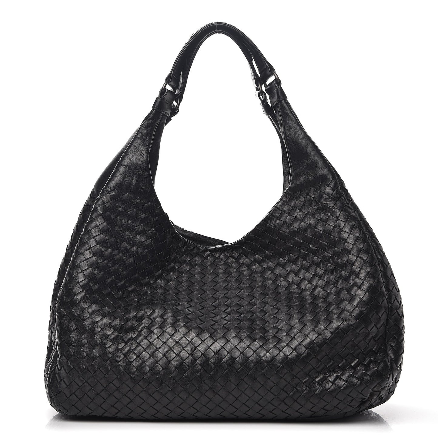 Nappa Intrecciato Large Campana Nero Black