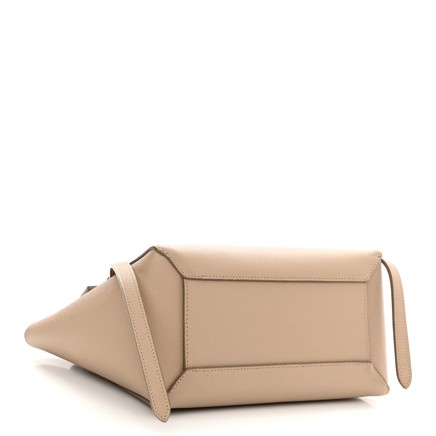 Grained Calfskin Micro Belt Bag Light Taupe