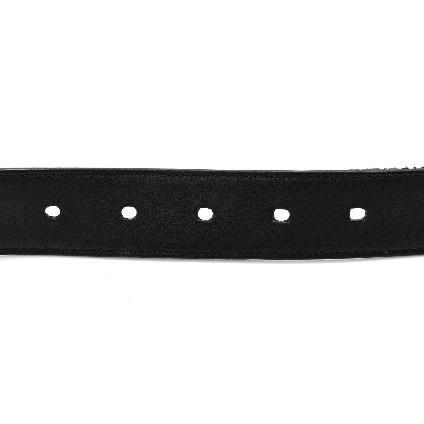 Grained Calfskin Monogram Cassandre Square Buckle Belt 90 36 Black