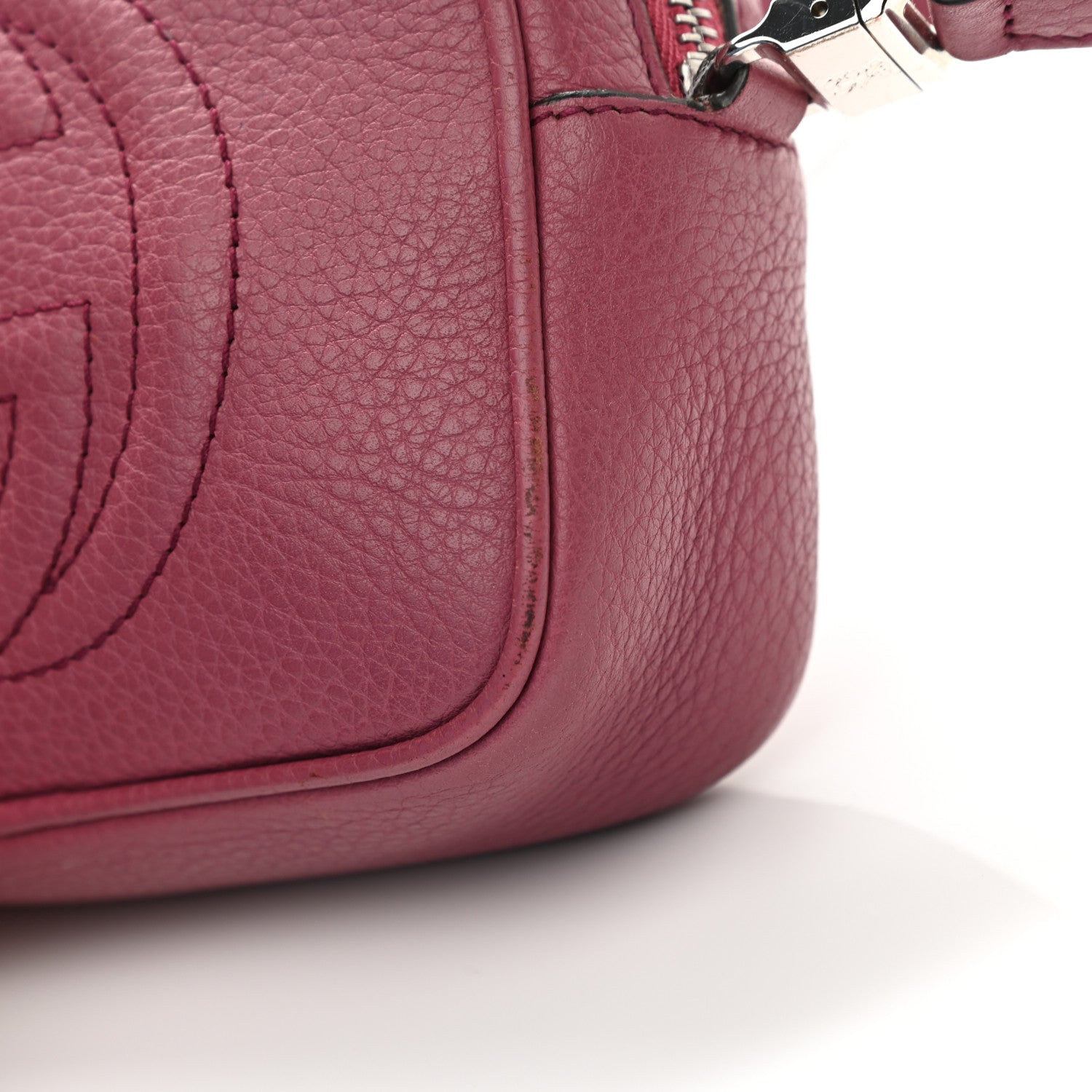 Gucci Pebbled Calfskin Children's Mini Soho Disco Messenger Bag Peonia Flower 2 of 25