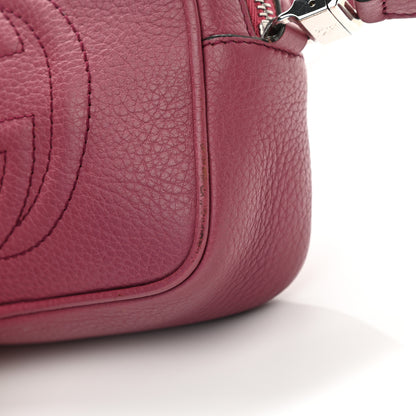 Gucci Pebbled Calfskin Children's Mini Soho Disco Messenger Bag Peonia Flower 2 of 25