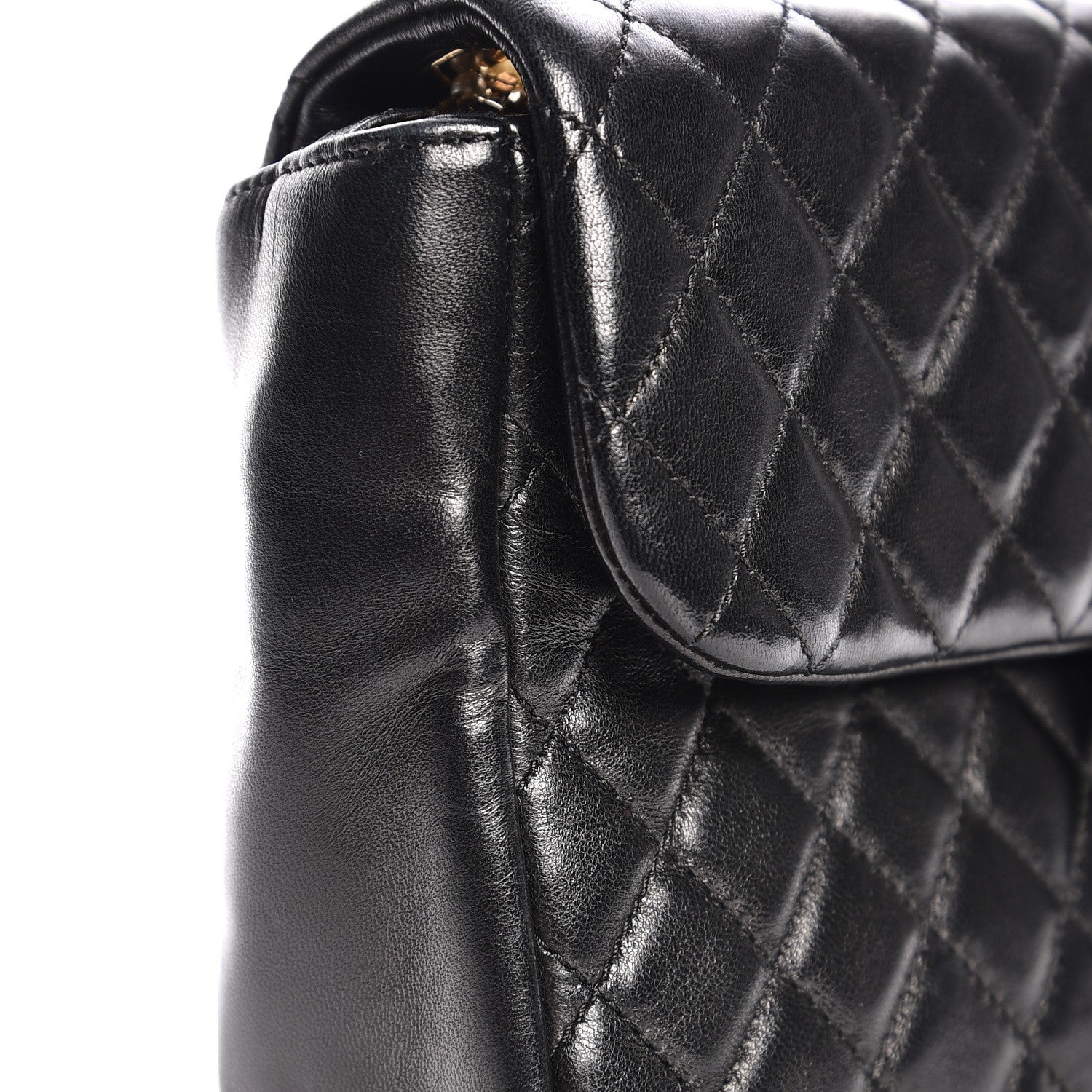 Chanel Lambskin Quilted Medium Westminster Pearl Flap Black 8 of 8