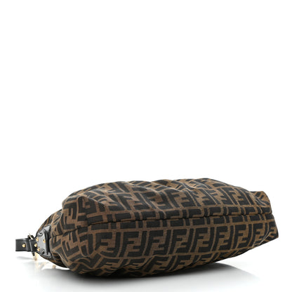 Fendi Zucca Cuoio Lucido Hobo Tobacco Moro 4 of 12