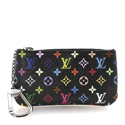 Louis Vuitton LV X TM Monogram Multicolor Key Pouch Black 1 of 6