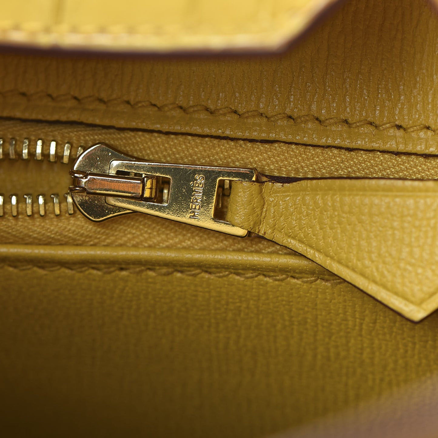 Matte Alligator Birkin 25 Jaune Ambre