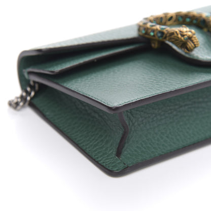 Gucci Calfskin Super Mini Dionysus Shoulder Bag Emerald 8 of 10