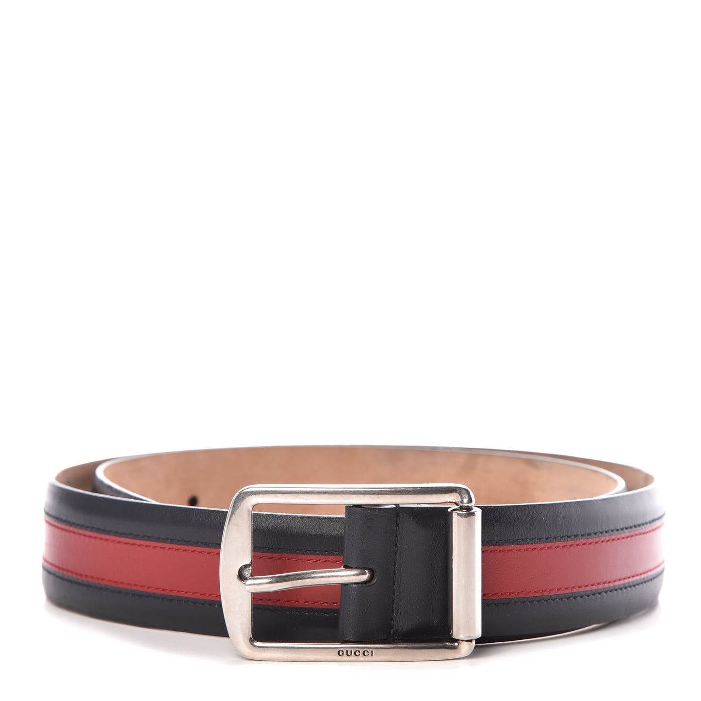 Calfskin Web Belt 100 40 Navy