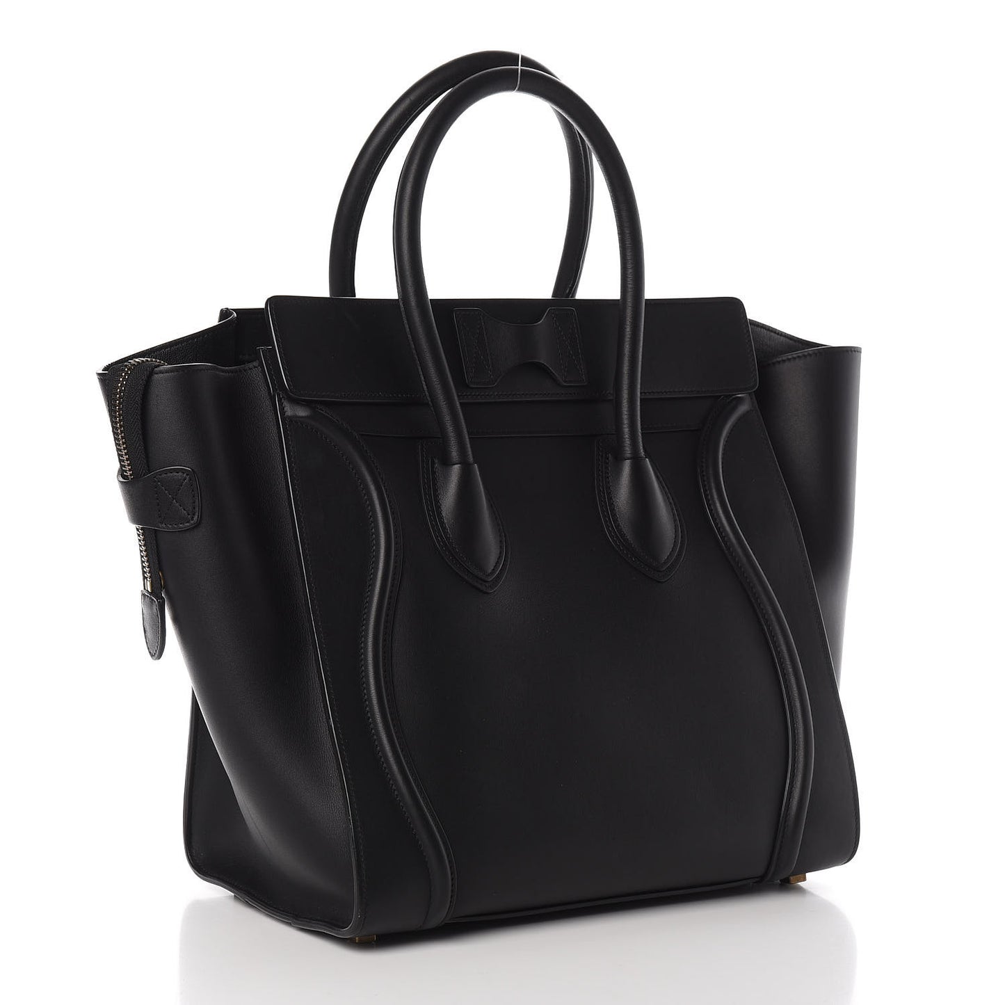 Smooth Calfskin Mini Luggage Black
