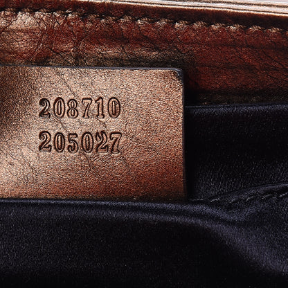 Gucci Metallic Calfskin Babouska Clutch Bronze 7 of 10