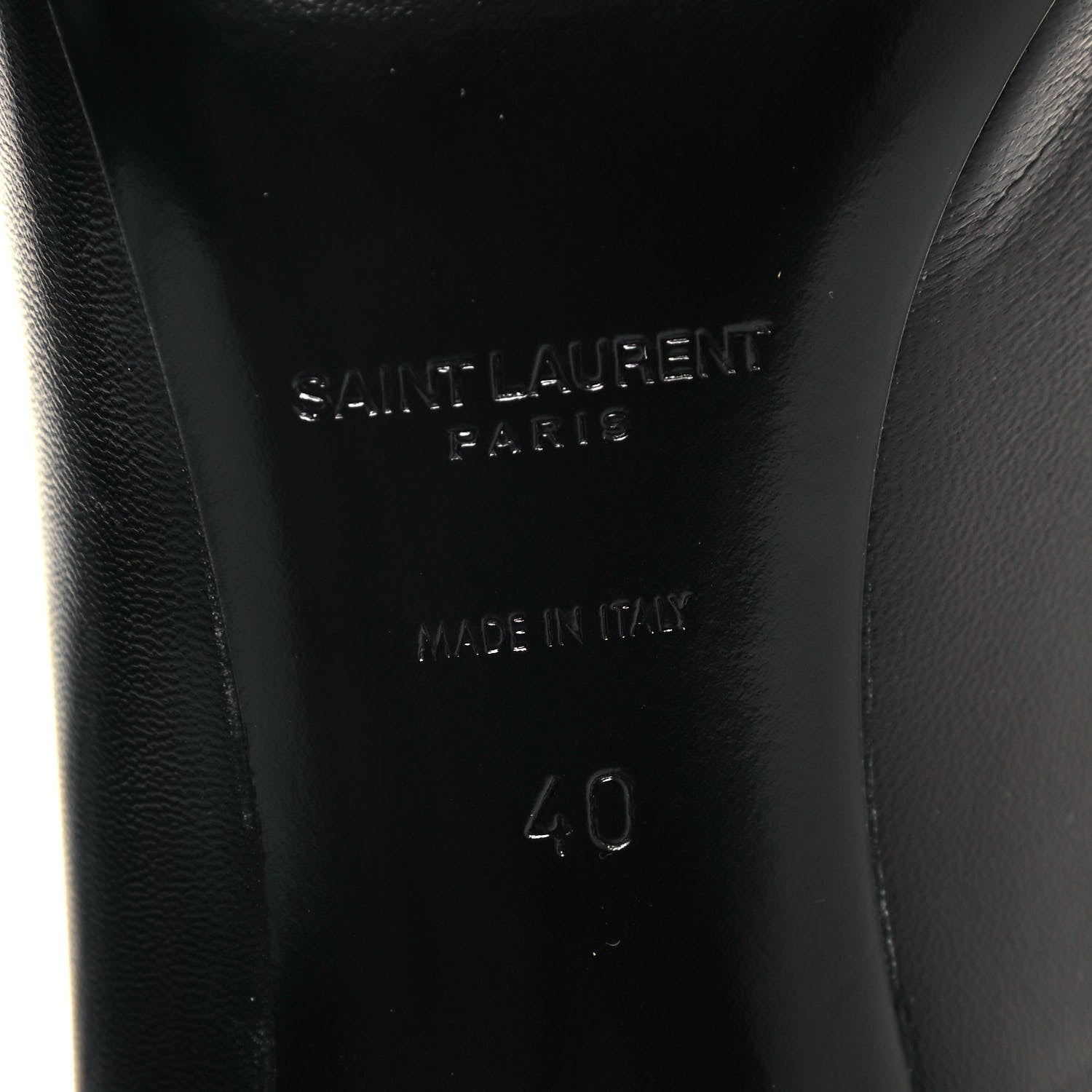 Saint Laurent Calfskin Zoe 85 Pumps 40 Black 6 of 9