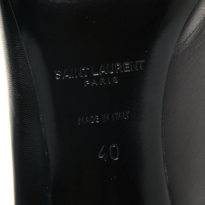 Saint Laurent Calfskin Zoe 85 Pumps 40 Black 6 of 9