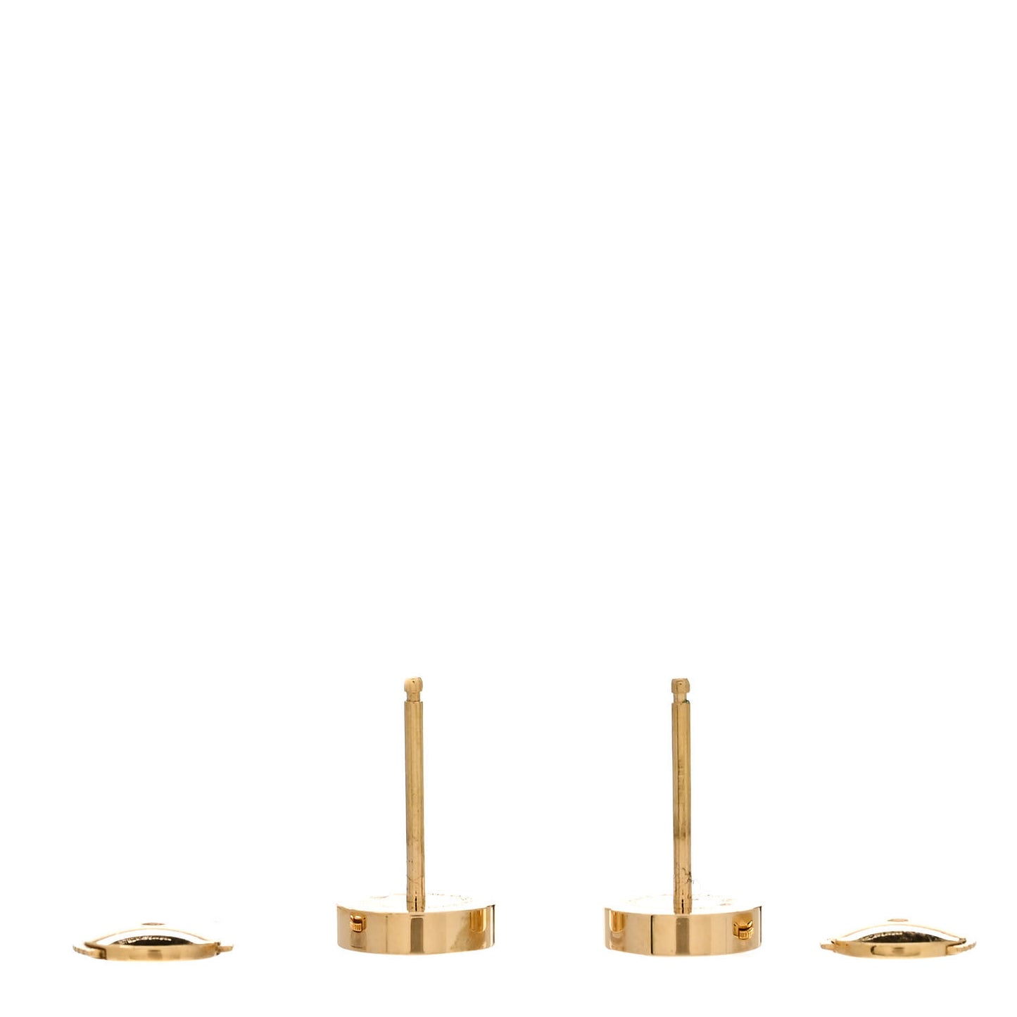 18K Yellow Gold LOVE Earrings