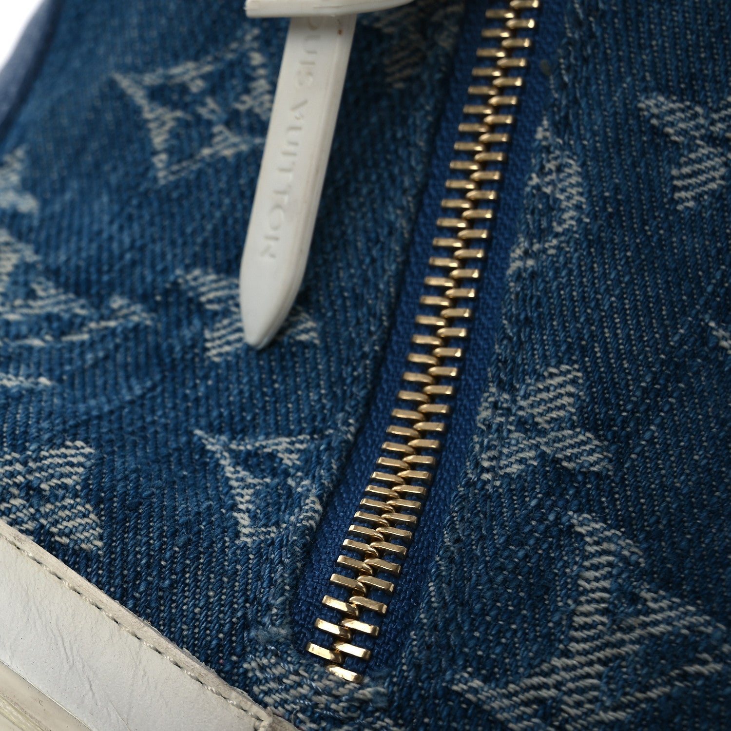 Louis Vuitton Denim Monogram Stellar Sneaker Boots 40 Bleu 11 of 15