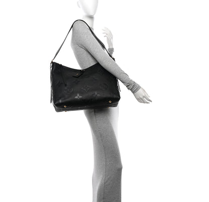 Louis Vuitton Empreinte Monogram Giant CarryAll MM Black 2 of 11