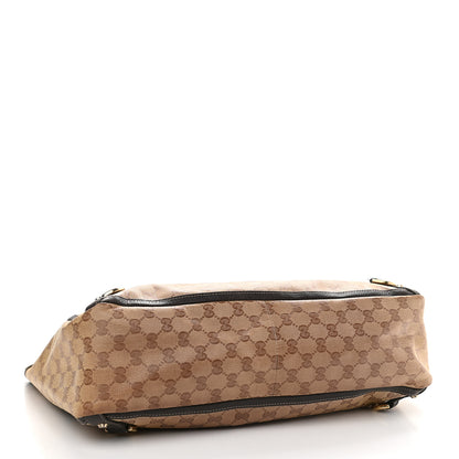 Gucci Monogram Large Abbey Tote Dark Brown 3 of 17