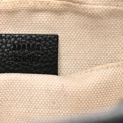 Gucci Pebbled Calfskin Soho Disco Bag Black 7 of 13