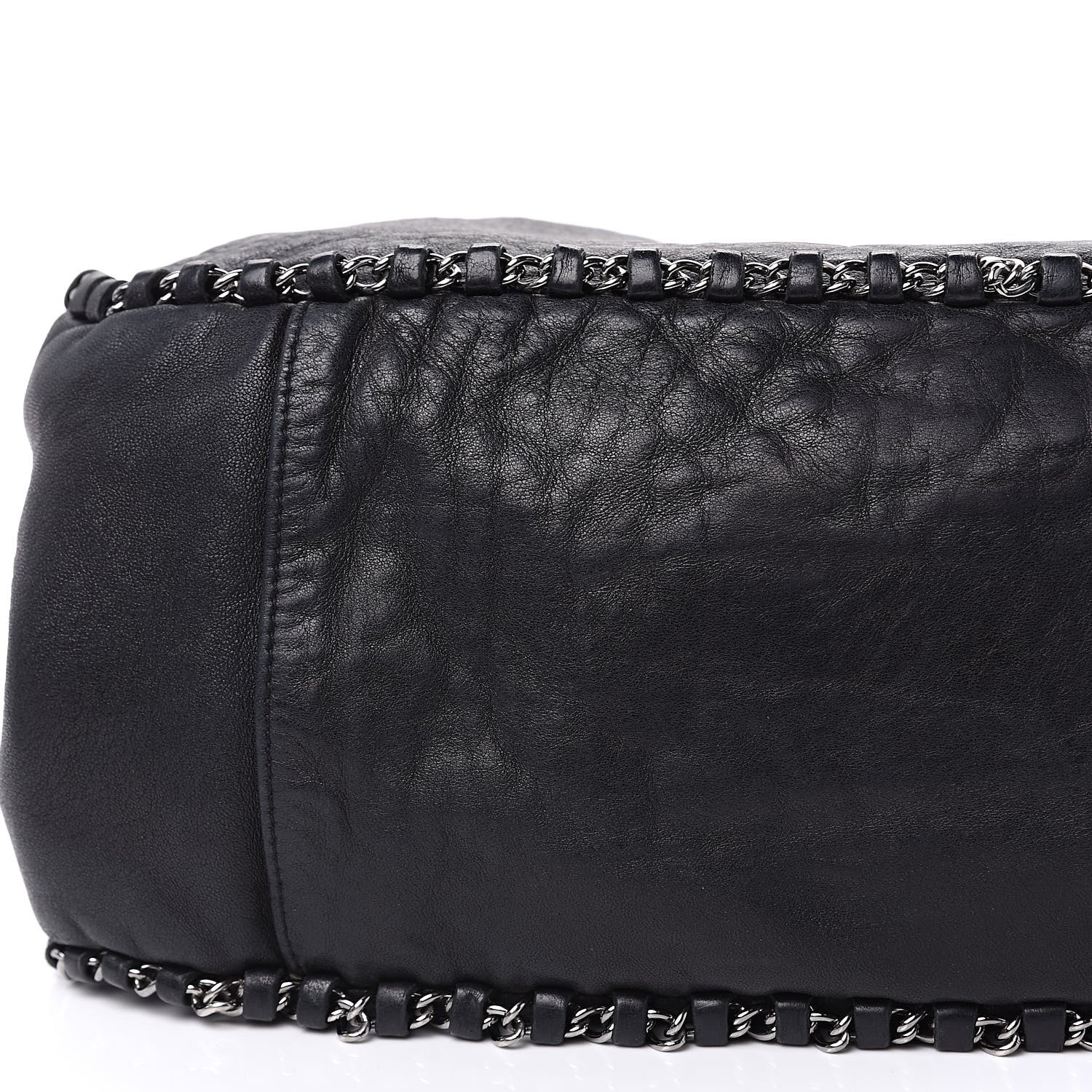Chanel Lambskin Chain Hobo Black 11 of 15