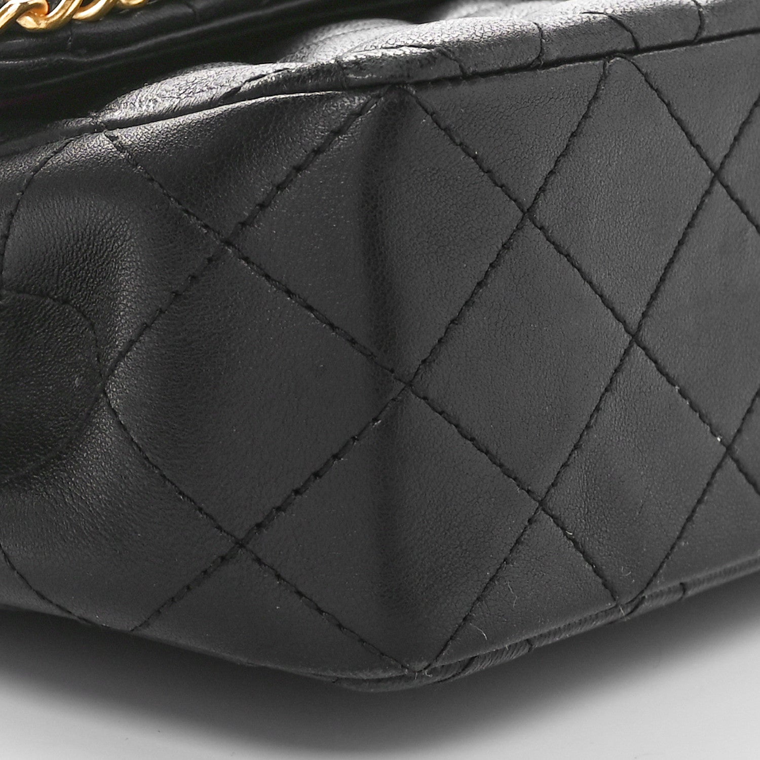 Chanel Lambskin Timeless Classic Chained Double Flap Black 9 of 10