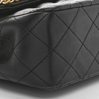 Chanel Lambskin Timeless Classic Chained Double Flap Black 9 of 10