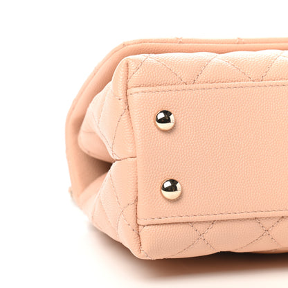 Chanel Caviar Quilted Mini Coco Handle Flap Light Pink 7 of 8