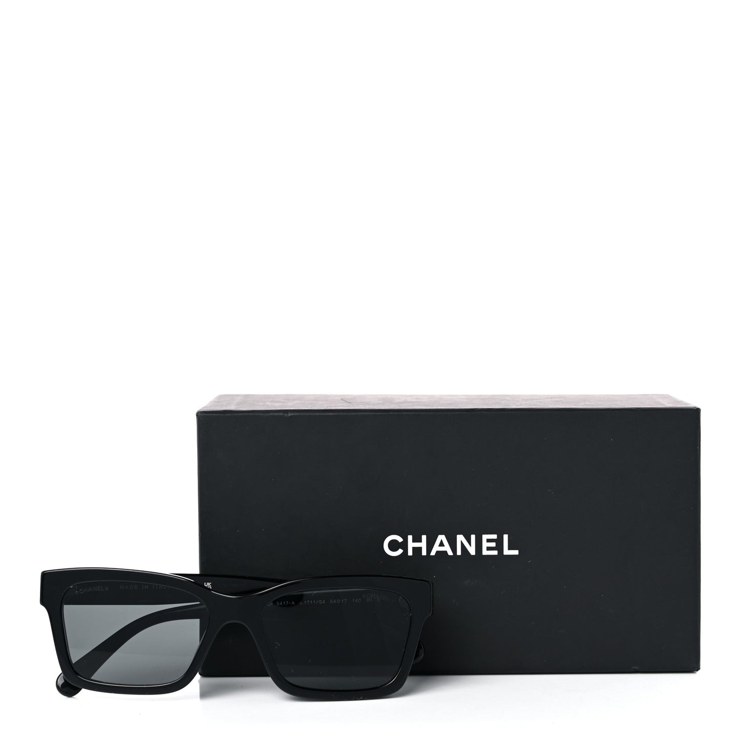 Acetate Polarized Square Sunglasses 5417-A Black