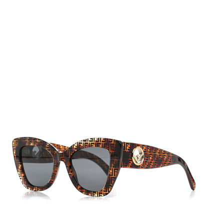 Fendi Acetate F is Fendi FF 51mm Cat Eye Sunglasses 0327/S  Tortoise Camouflage 1 of 7