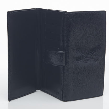 Saint Laurent Textured Patent Belle de Jour Wallet Black 12 of 13