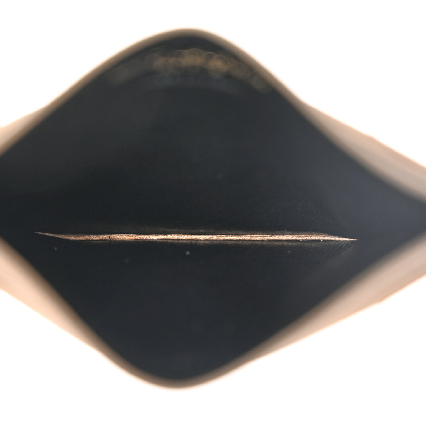 Grain De Poudre Matelasse Chevron Monogram Credit Card Case Dark Beige