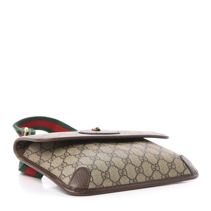 Gucci GG Supreme Monogram Neo Vintage Web Belt Bag Brown 4 of 11