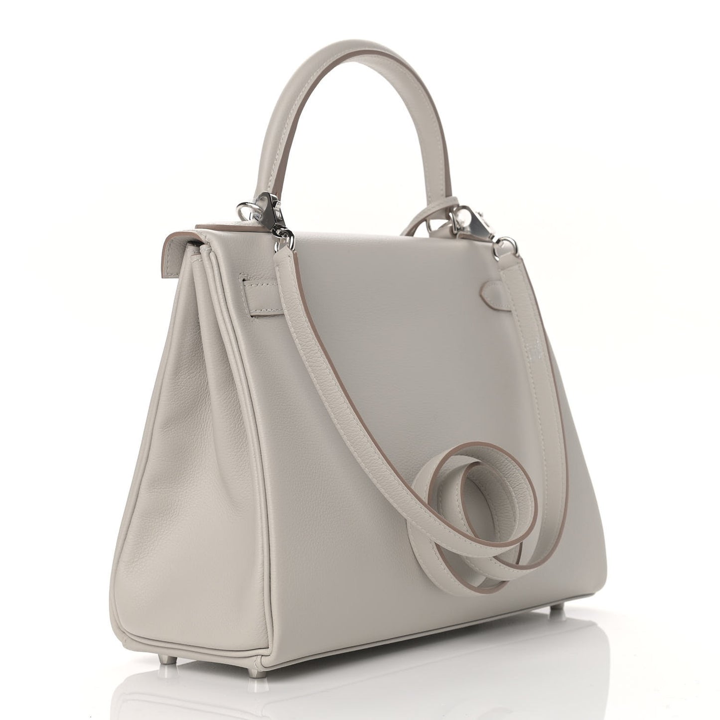 Evercolor Kelly Retourne 28 Gris Perle